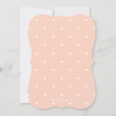 Koraal en Aqua Brunch en Bubble Vrijgezellenfeest Kaart (Achterkant)