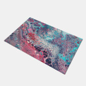 Koraal en asqua Acrylkleurig Abstract Deurmat (Schuin)