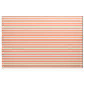 Koraal en beige gekleurd in striped/Lined Pattern Stof (Fat Quarter)