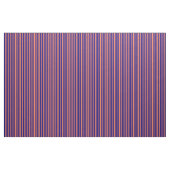 Koraal- en blauwe strepen stof (Fat Quarter)