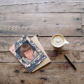 Koraal en Blauwe Zonnebloem Kunst | Foto | Begrafe Programmakaart