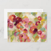 Koraal en Emerald Garden Briefkaart (Voorkant / Achterkant)