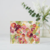 Koraal en Emerald Garden Briefkaart (Staand voorkant)