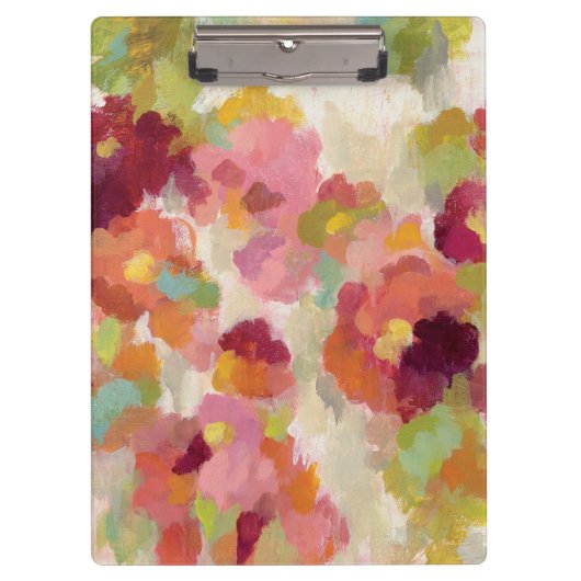 Koraal en Emerald Garden Klembord (Voorkant)