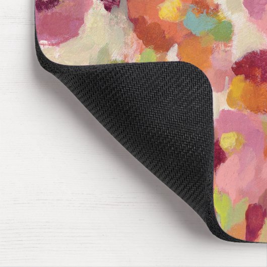 Koraal en Emerald Garden Muismat (Hoek)