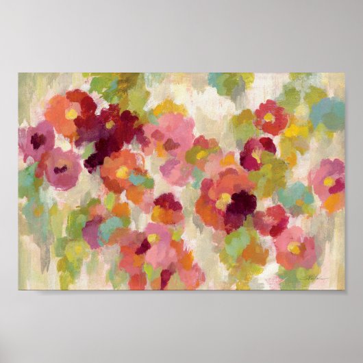 Koraal en Emerald Garden Poster (Voorkant)