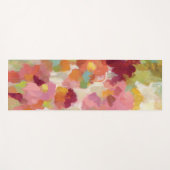 Koraal en Emerald Garden Yogamat (Voorkant (horizontaal))