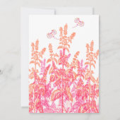 Koraal- en Fuchsievloeistof voor het vliegen met e Kaart (Achterkant)