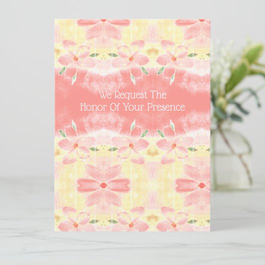 koraal en geel (Staand voorkant)