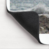 Koraal en golven muismat (Hoek)