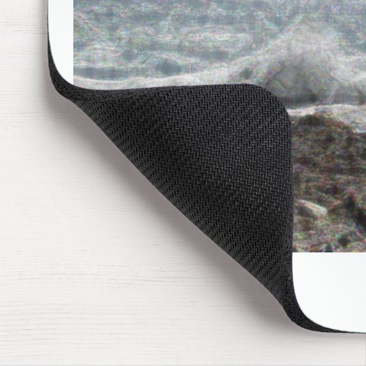 Koraal en golven muismat (Hoek)