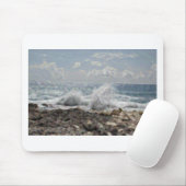 Koraal en golven muismat (Met muis)