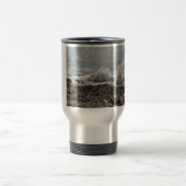 Koraal en golven reisbeker (Center)