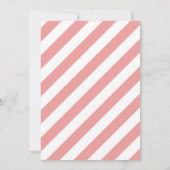 Koraal en goud maritieme babyshower uitnodiging (Achterkant)