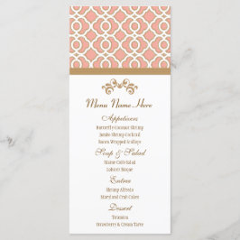 Koraal en Goud Marokkaans Menu