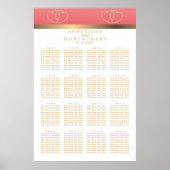 Koraal en goudharten - 16 Zitkuur Poster (Voorkant)