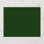 Koraal en Groene RSVP QR Code Bruiloft uitnodiging (Achterkant)