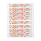 Koraal- en Ivory-Floral Wedding (Vel)