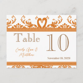 Koraal- en ivory-kwaadbalknummer briefkaart