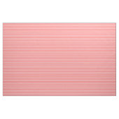 Koraal en lichte roze strepen stof (Fat Quarter)