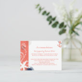 Koraal- en marinesovenaccommodaties informatiekaartje (Staand voorkant)