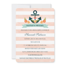 Koraal en Navy Nautisch Vrijgezellenfeest