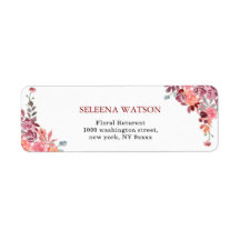 Koraal- en perkamentverbinding-adres Waterverf