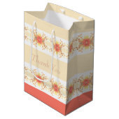 Koraal en perst met crème medium cadeauzakje (Voorkant Gekanteld)