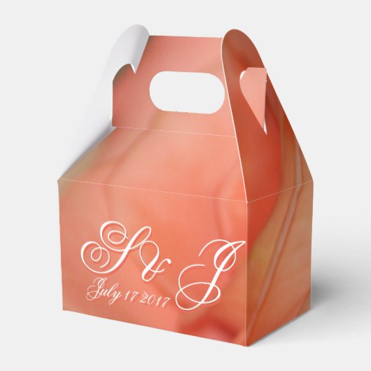 Koraal en perzik bedankdoosjes (Achterkant)