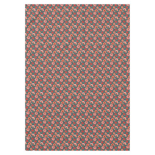 Koraal en roze Chinoiserie Tafelkleed (Voorkant)