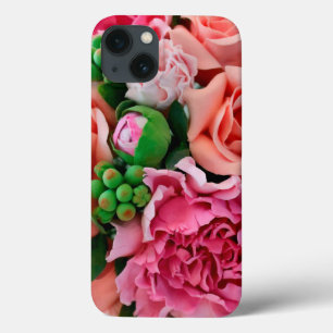 Koraal- en roze Rozen bloemen Case-Mate iPhone Case