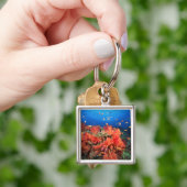 Koraal en vis sleutelhanger (Hand)