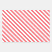 koraal en wit inpakpapier vel (Voorkant 3)