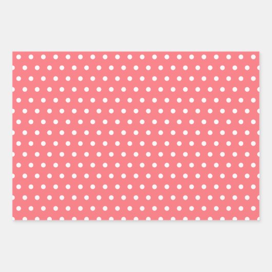 koraal en wit inpakpapier vel (Voorkant 2)