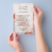 Koraal en wit rif flyer (Hand)