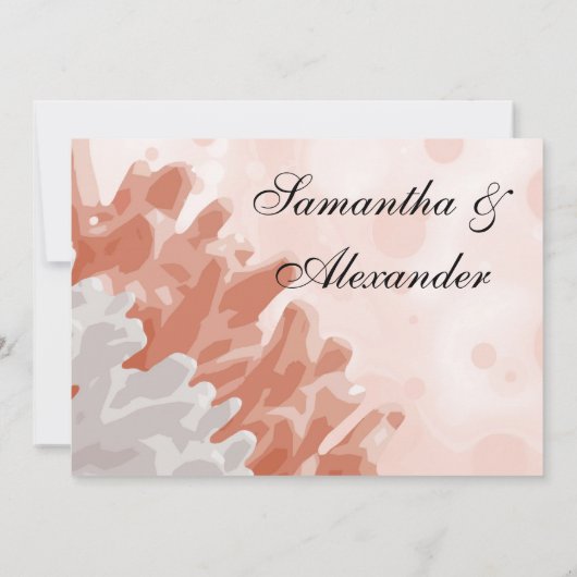 Koraal en wit rif kaart (Achterkant)