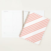 Koraal en wit, vijf strips planner (Display)
