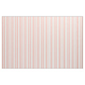 Koraal en wit, vijf strips stof (Yard (91,4 cm))