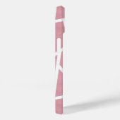 Koraal- en witmozaïekpatroon Case-Mate iPhone case (Achterkant / Rechts)