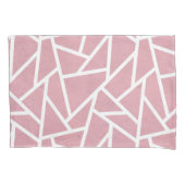 Koraal- en witmozaïekpatroon kussensloop (Voorkant)