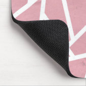 Koraal- en witmozaïekpatroon muismat (Hoek)