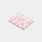 Koraal- en witmozaïekpatroon post-it® notes (Schuin)