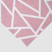 Koraal- en witmozaïekpatroon tissuepapier (Detail)