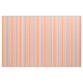 Koraal en witte lijnen stof (Fat Quarter)