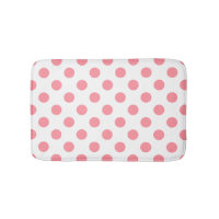 Koraal- en witte polkadots