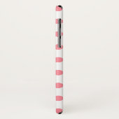 Koraal- en witte polkadots Case-Mate iPhone case (Achterkant/links)