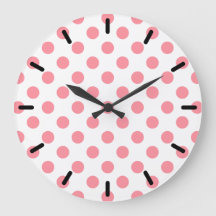 Koraal- en witte polkadots