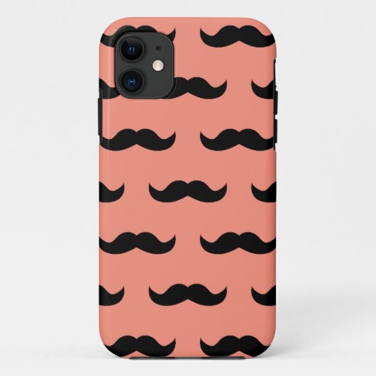 Koraal- en zwart-witpatroon Case-Mate iPhone case (Achterkant)