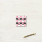 Koraal Floral Stropdas Post-it® Notes (Op bureau)