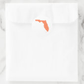 Koraal Florida Ronde Sticker (Tas)